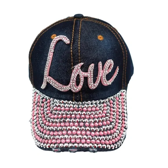 Bling Stone Chic Love 💗 Cap 🧢 - Picture 2 of 2